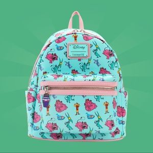 Exclusive Loungefly Disney Hercules Pain & Panic AOP Mini Backpack